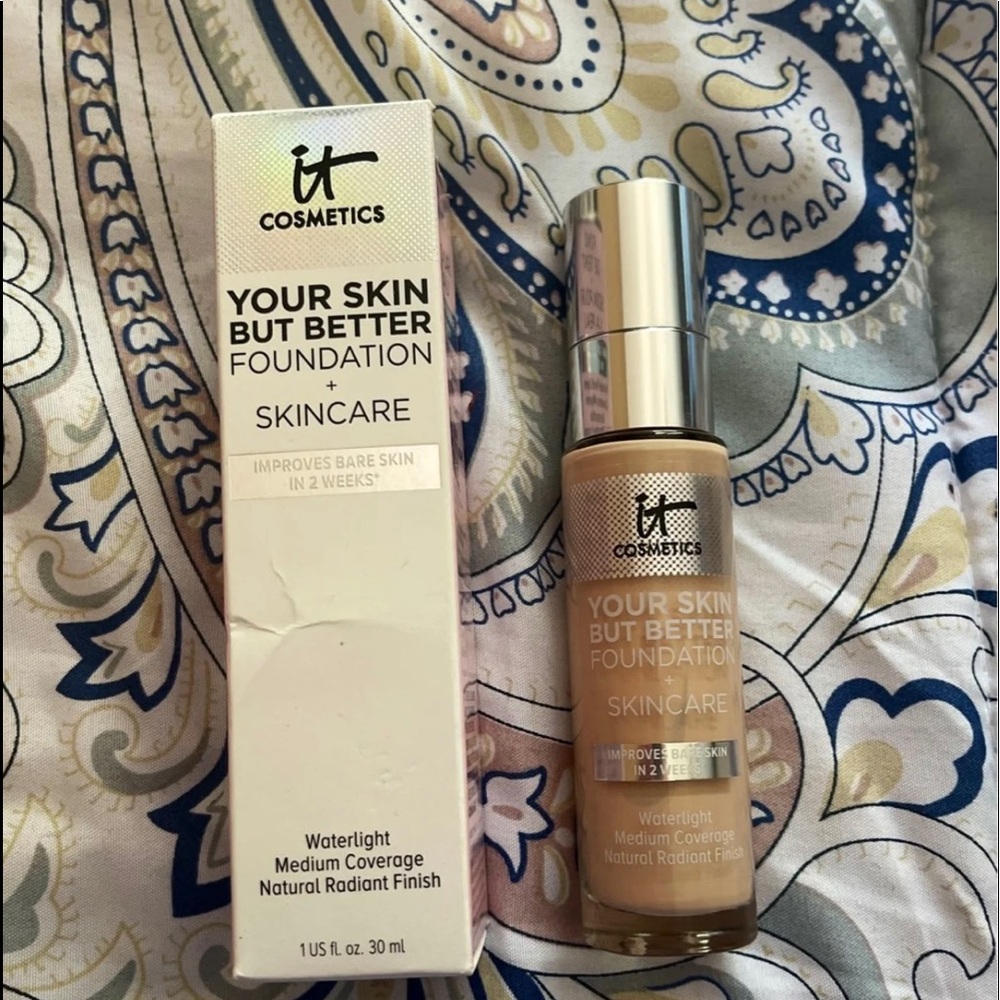 It cosmetics your skin but better foundation